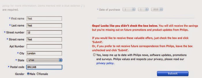 其實不用打勾還是可以送出表單