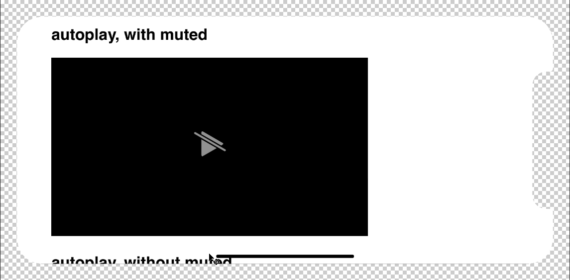 video自動播放 iphonex
